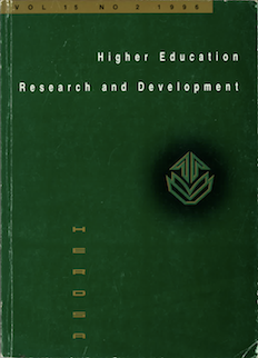Higher Education Research & Development Vol. 15 No. 1 | herdsa.org.au
